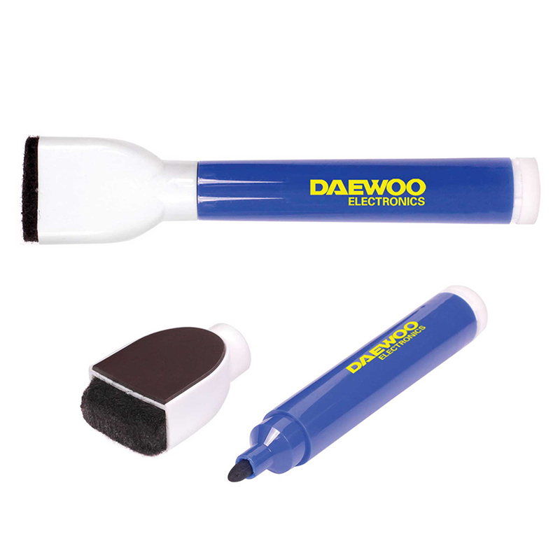 The St. Kitts White Board Marker - A non toxic dry erase whiteboard marker. Comes with an eraser and magnet on the cap.