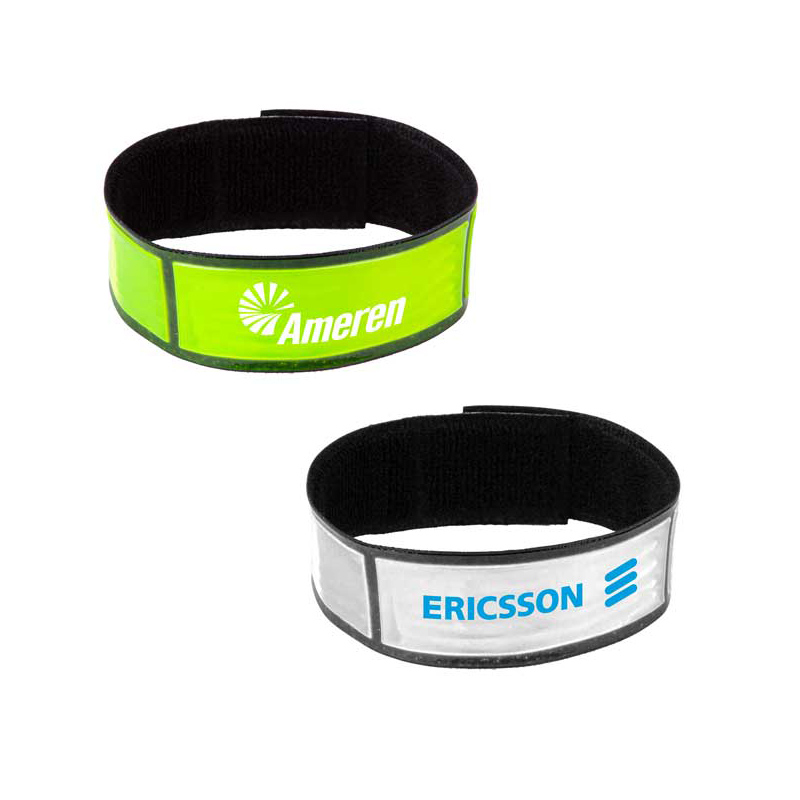 Reflective Wrist Band - Highly reflective. Features an adjustable hook and loop closure. Great for safety, school and kids programs.