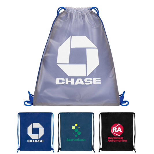 Reversible Frosted Drawstring Backpack