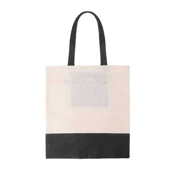 Recycled DuoTone Shopper Tote — Black