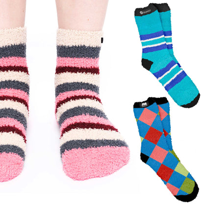 Cozy Jacquard Fluffy Adult Knit Socks