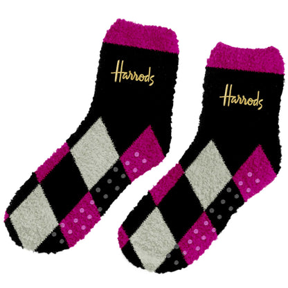 Soft Non-Slip Jacquard Grip Socks