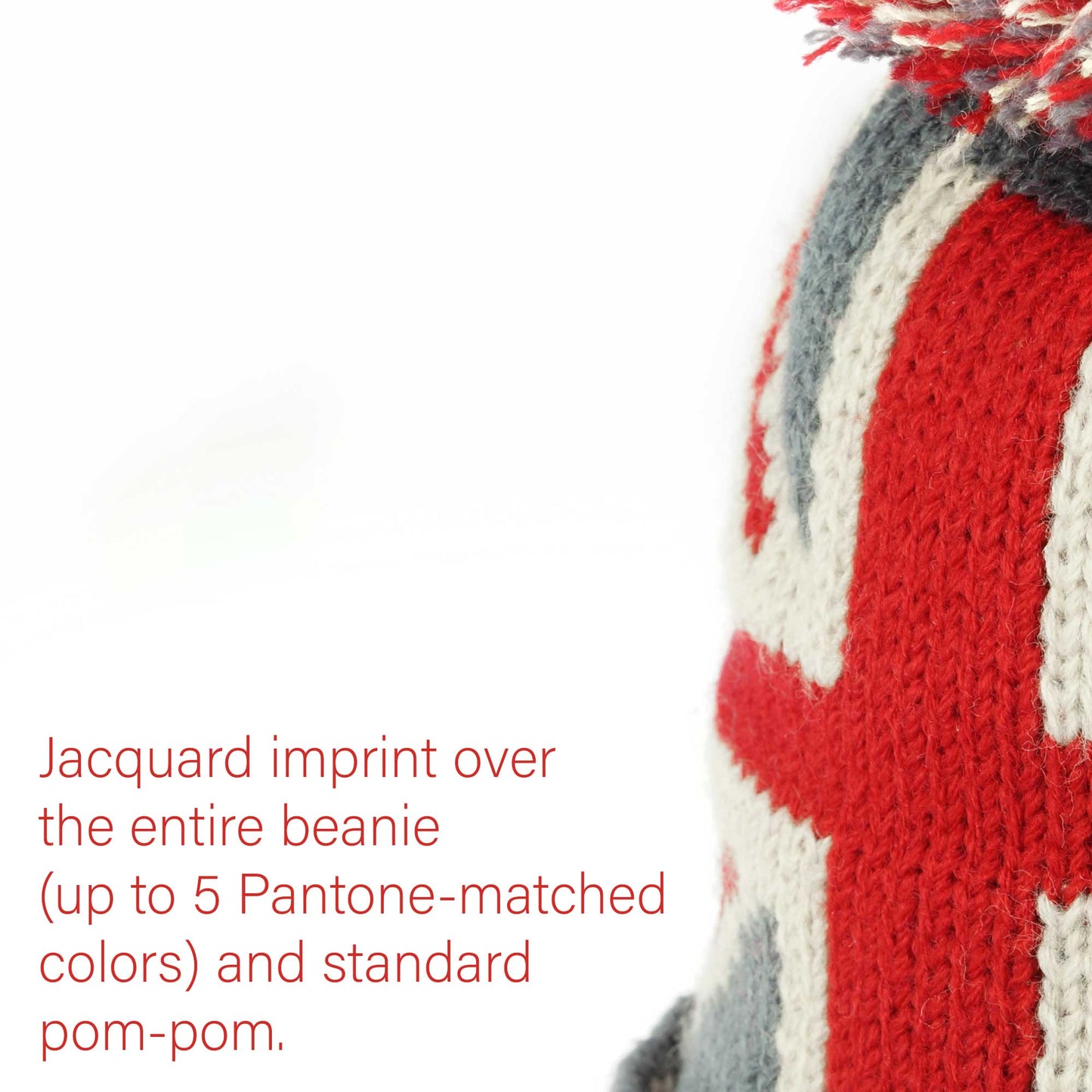 Jacquard Toboggan Beanie