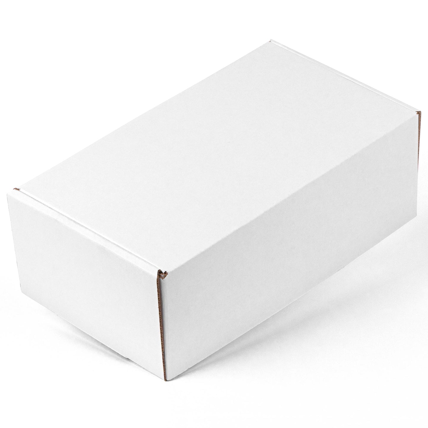 Screen Printed Corrugated Box Medium Box / 11x6.5x4 For Mailers, Gifting And Kits / (White Box Print, 1/0, Matte)