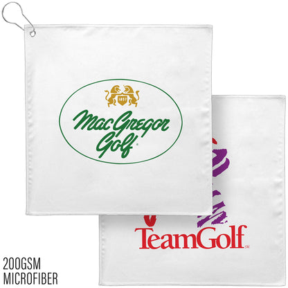 12x12 Golf Towel w/Grommet 200GSM