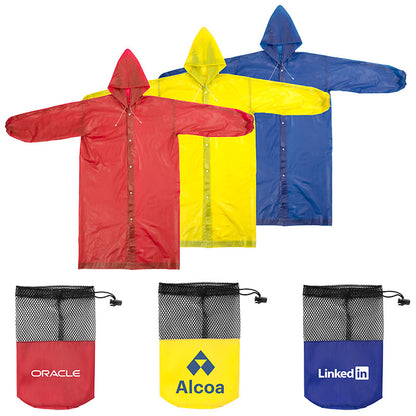 RainShield Poncho with Mesh Pouch