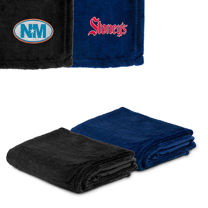 300g Mink Touch Embroidered Luxury Blanket 50” x 60”