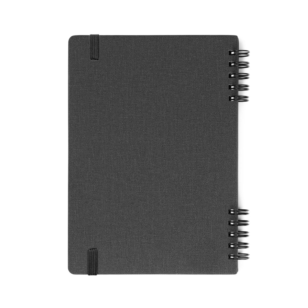Caliber Fat Notebook Spiral Linen Leather Notebook – High Caliber Line
