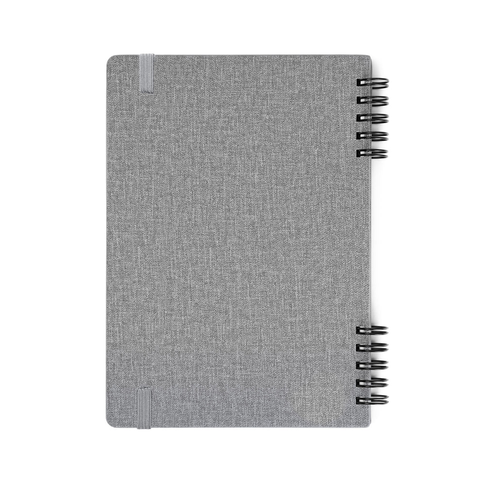 Spiral Linen Leather Notebook – High Caliber Line