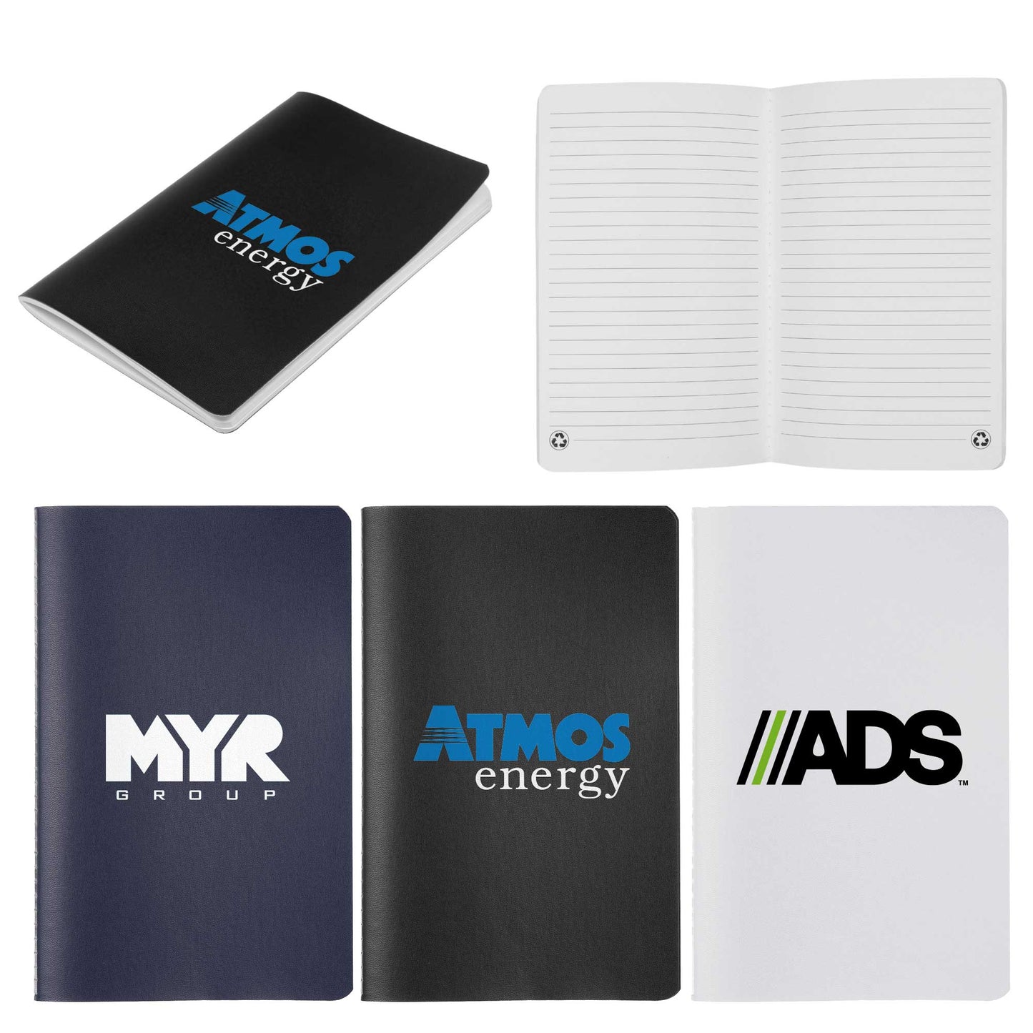 EcoFruit Stitch-Bound Journal with Recycled Paper