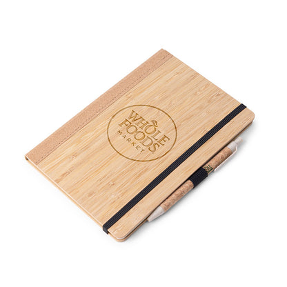 Bamboo & Cork Journal Set