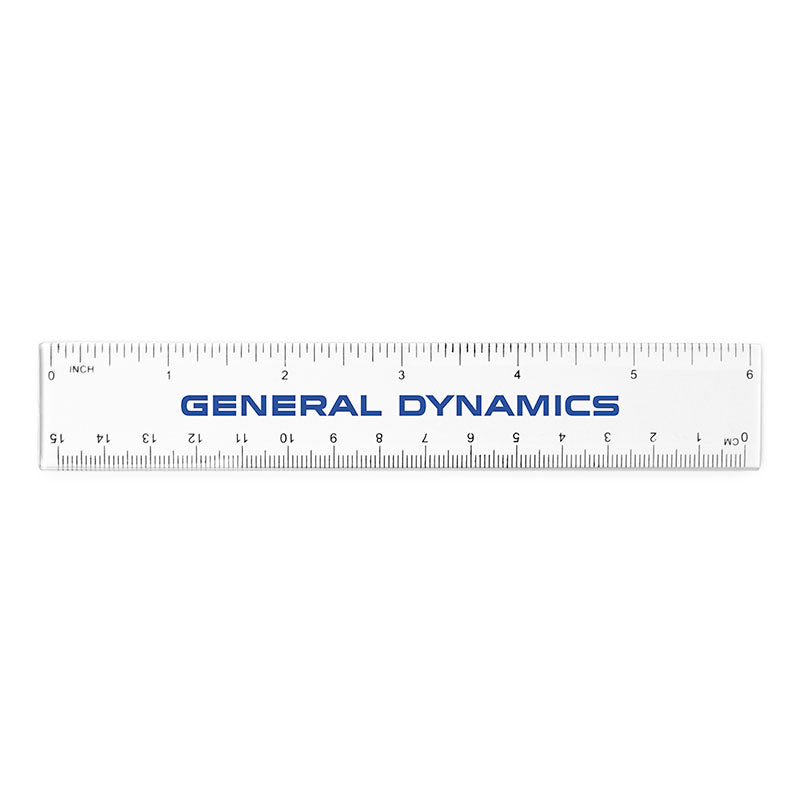 Crystal Clear 6 Inch Ruler