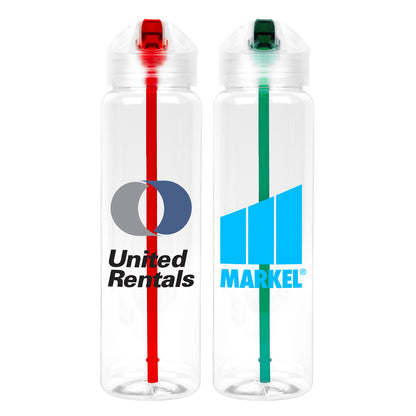 Recyclable Sports Bottle with Flip-Up Lid - 32oz.