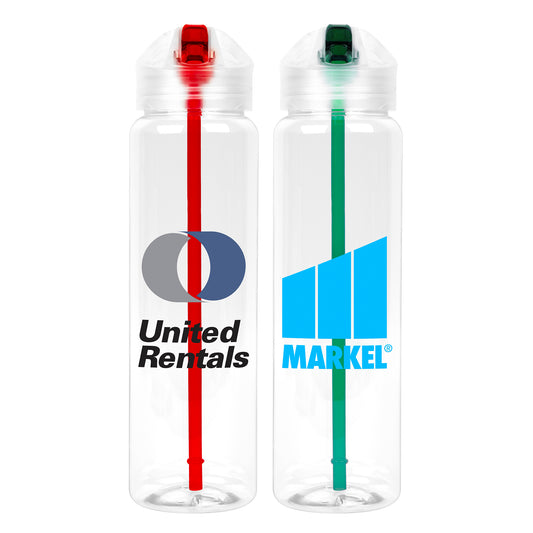 Recyclable Sports Bottle with Flip-Up Lid - 32oz.