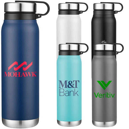 20oz Stainless Steel Water Bottle with Carry Handle