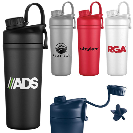 26oz Stainless Steel Vacuum Insulated Shaker with Mixing Ball