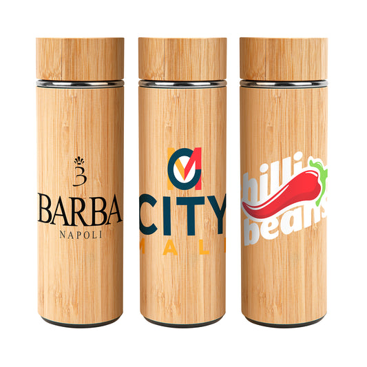 16oz. Vacuum-Sealed Eco Bamboo Bottle