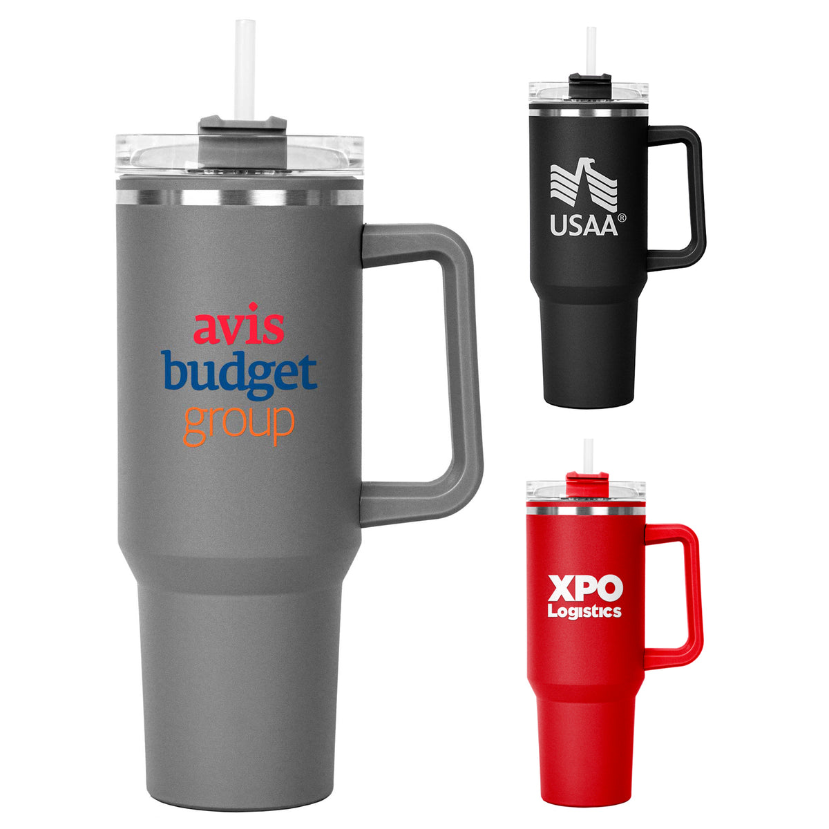 Hippo Lite Mug & Straw Lid 40 oz.