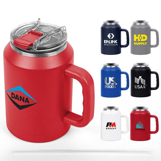 Rhino Mug & Straw Lid with Locking Flip Closure 50oz