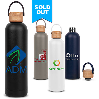 Allegra Bottle with Bamboo Lid 25 oz.