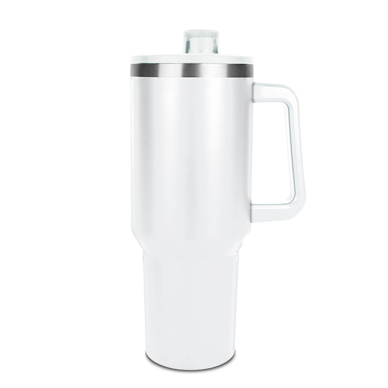 Malden Double Wall Vacuum Seal Mug with Flexible Straw 40 oz