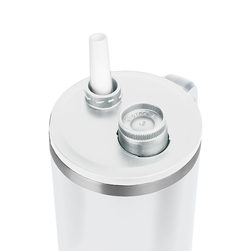 Malden Double Wall Vacuum Seal Mug with Flexible Straw 40 oz