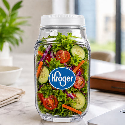24 oz. MixMate Salad Jar