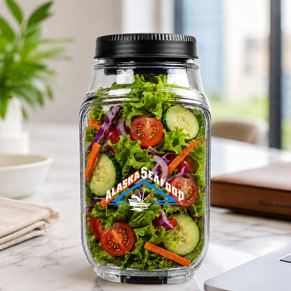24 oz. MixMate Salad Jar