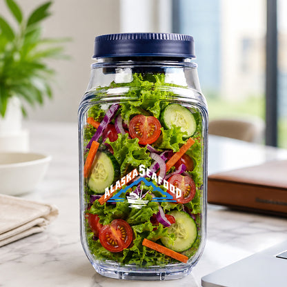 24 oz. MixMate Salad Jar