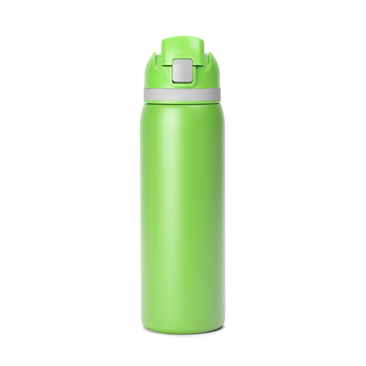 Two-Toned 27oz. Stainless Steel Pop Straw Bottle – High Caliber Line