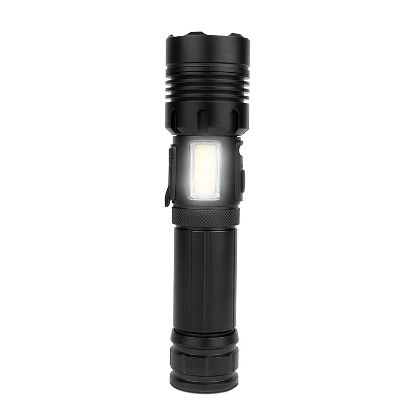 1200LM Metal Flashlight with 2000mAh Rechargeable Battery