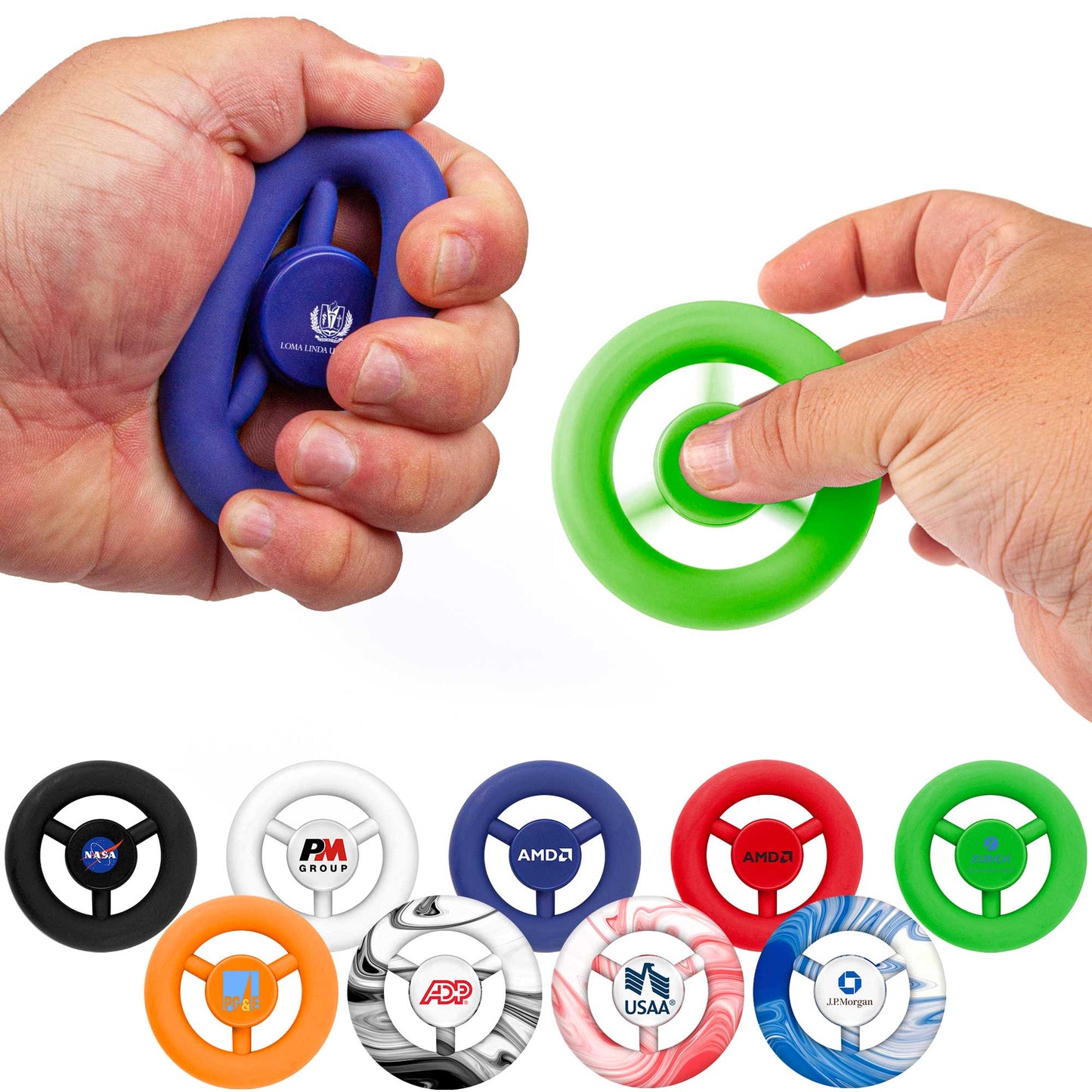 Grip N' Spin Stress Reliever & Exerciser