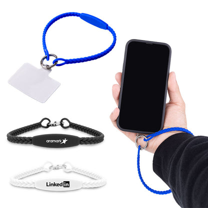 Wrist Band with Phone Tether Patch