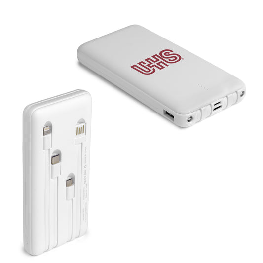 CoreCharge Multi-Charging Power Bank with LED Flashlight