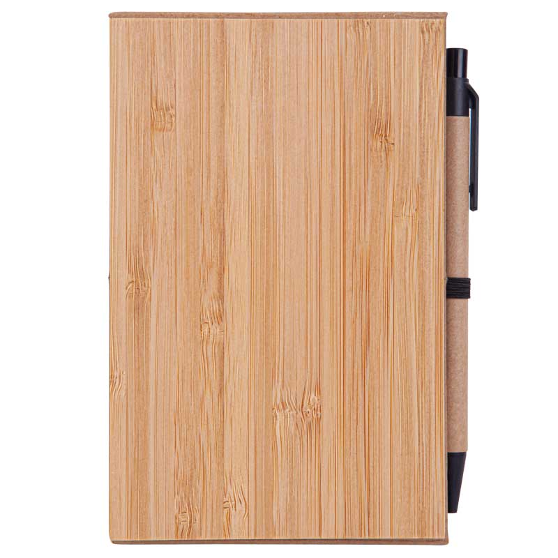 Bamboo Notepad with Sticky Note and Pen – High Caliber Line