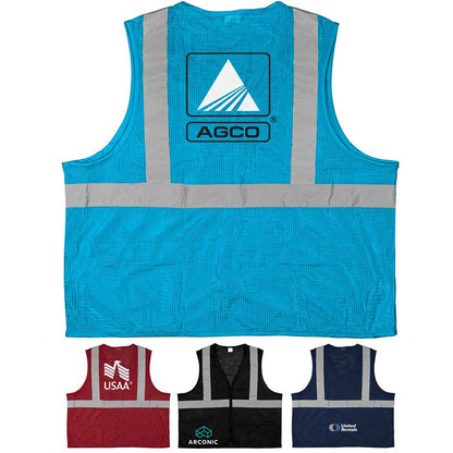 100% Polyester Premium Reflective Safety Vest