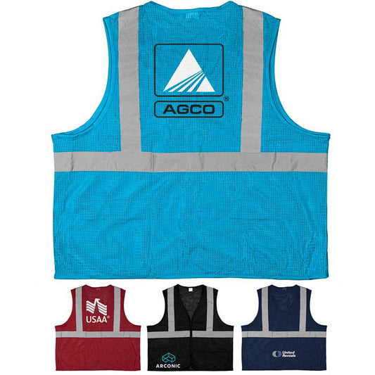 100% Polyester Premium Reflective Safety Vest