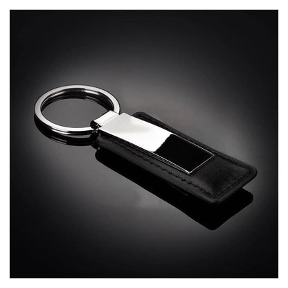 The Hanford Key Chain - Black Leather A7206-06