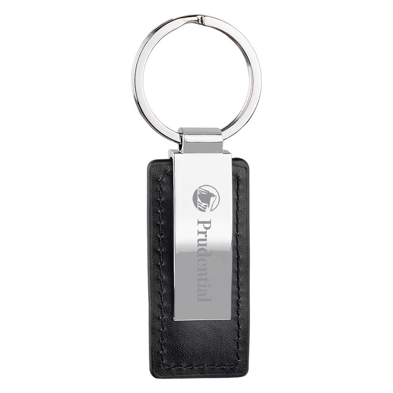 The Hanford Key Chain - Black Leather A7206-06