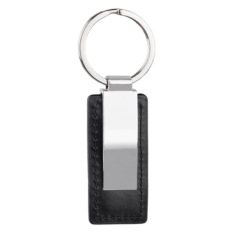 The Hanford Key Chain - Black Leather A7206-06