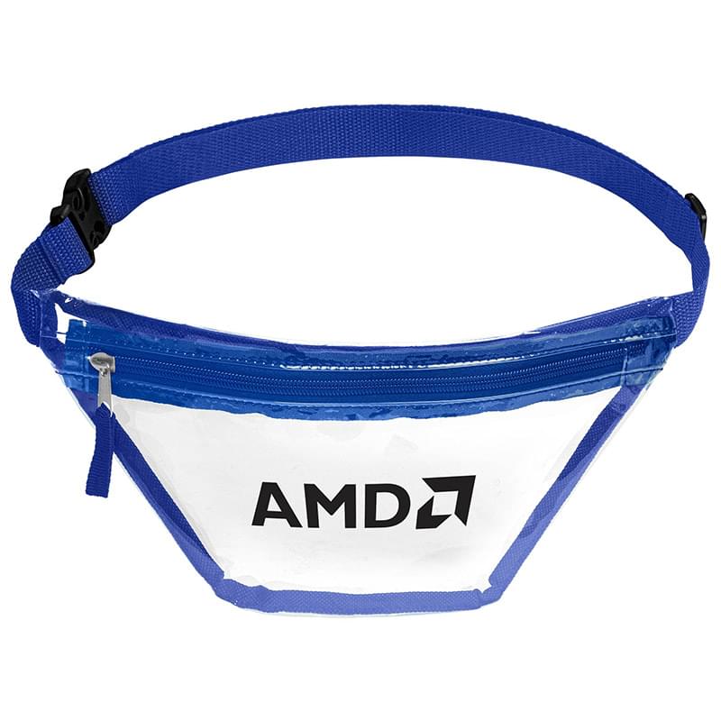 Clear PVC Fanny Pack - Blue B110-01