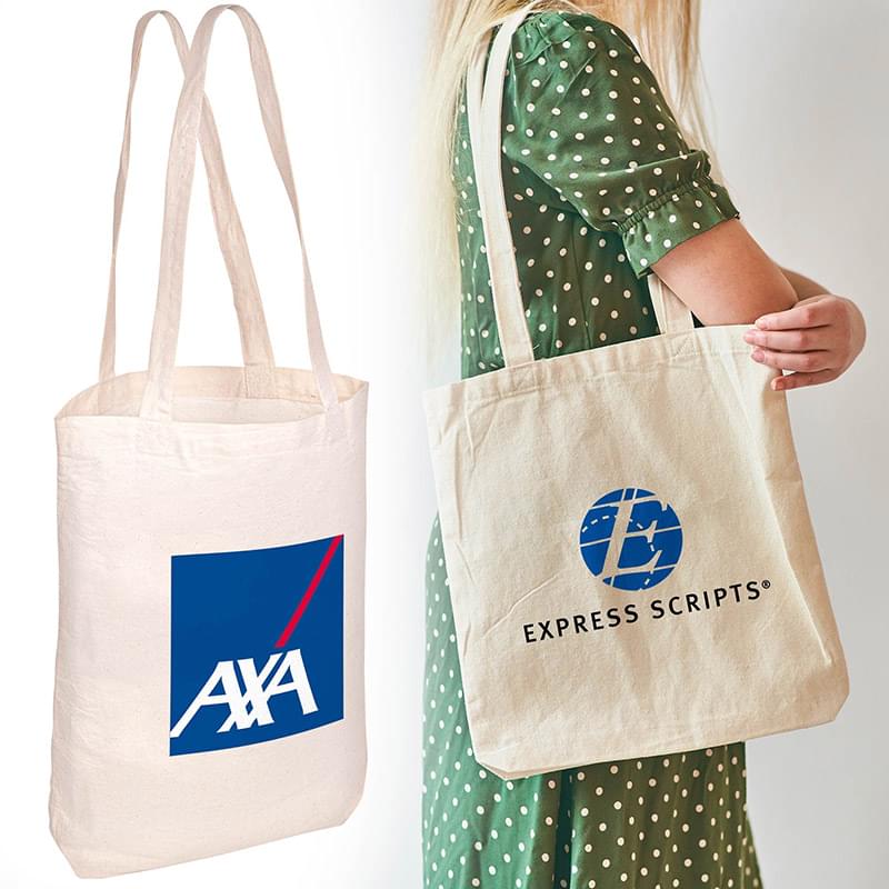 14”x17” Cotton Tote Bag with Gusset – 140GSM