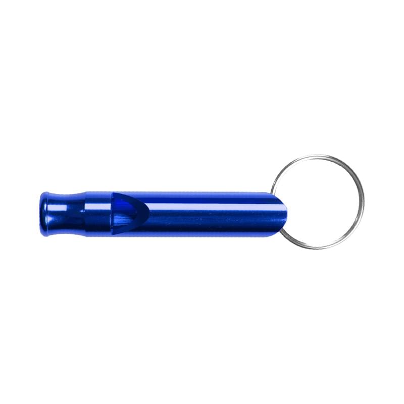 Aluminum Metal Whistle Key Chain