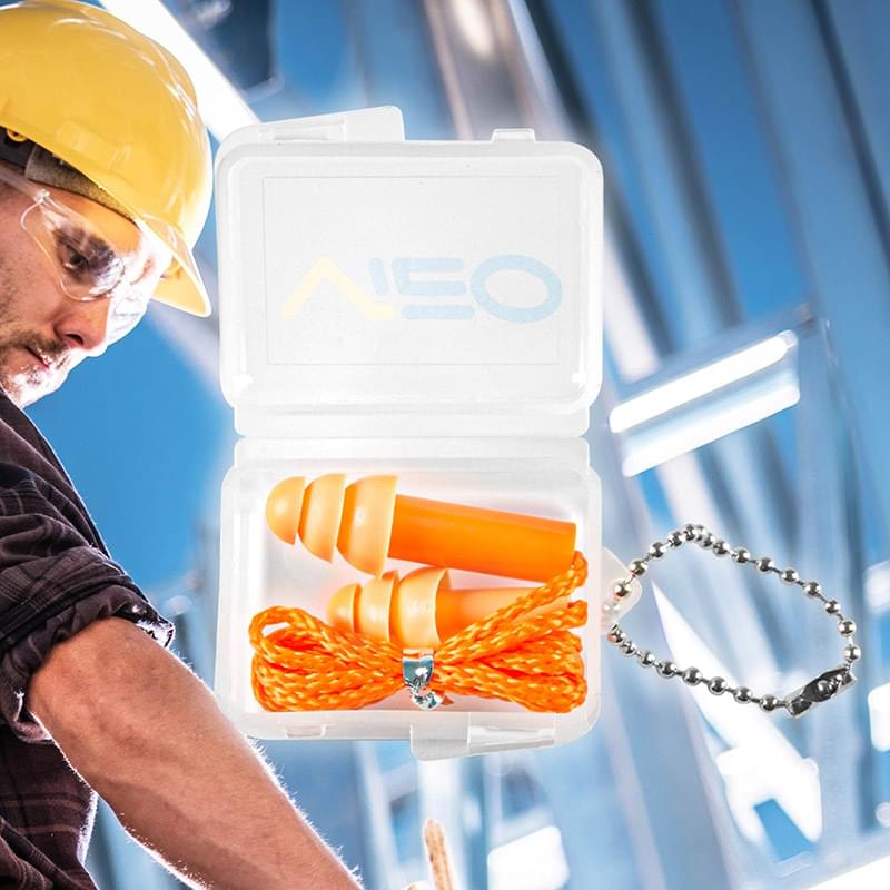 Silicone Ear plugs with String – High Caliber Line