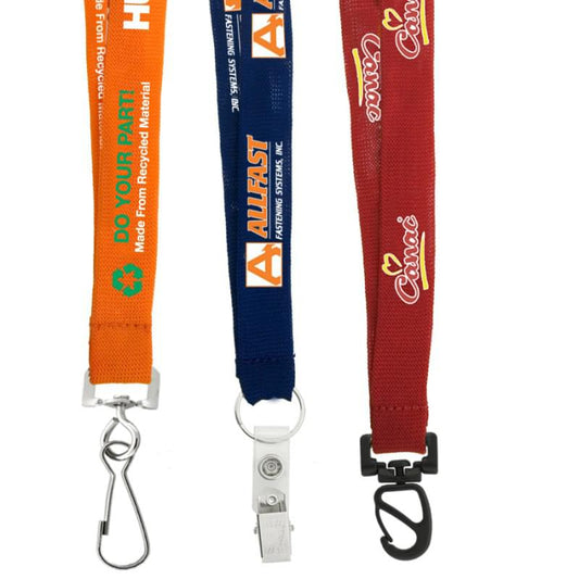 3/4" Recycled Euro Soft Lanyard