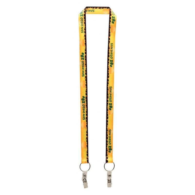 3/4" Dual LA-214 Attachment Sublimation Lanyard