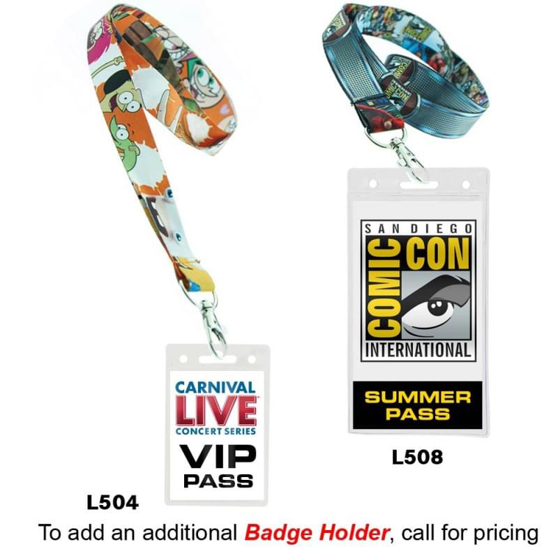 3/4" HD Sublimation Lanyard