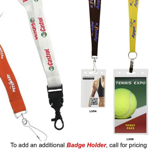 3/4" Recycled Econo Lanyard