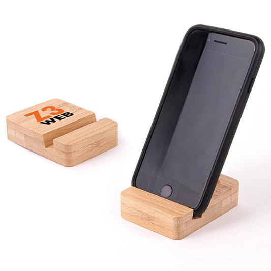 Eco-Friendly Bamboo Mobile Device Holder