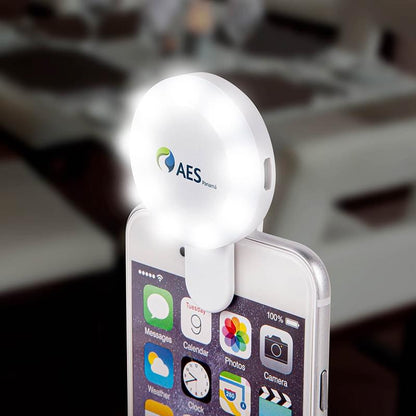 Mini Rechargeable Mobile Phone Tablet Selfie Light with 9 Adjustable LED Light